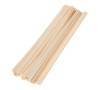 Beavorty 50 Bandes en Bambou Naturel 1 Cm X 30 Cm pour Loisirs Créatifs, Kit Matériel de Tissage et Fabrication D’éventails Diy, Fournitures pour Projets de Vannerie et Décoration