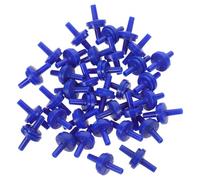 Beavorty 50pcs Valve Unidirectionnelle pour Aquarium en Plastique Solide, Accessoire de Clapet Anti-Retour Silencieux pour Pompe à Air et Raccord de Tuyauterie
