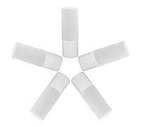 Beavorty 5pièces Flacon De Voyage Double Compartiment Pour Séparation Eau Huile Rechargeable Pour Fond De Teint Gel Lotion Et Autres Cosmétiques Liquides