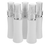 Beavorty 5pièces Flacons Pompe Vides Rechargeables Pour Voyage Pour Shampoing Après-shampoing Pour Corps Avec Bouchon à Pression Anti-fuite