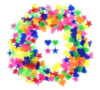 Beavorty 6 Paquets Décorations pour Rayons de Vélo Garçon Fille, Perles | Clips Rapides, Formes Étoile et Cœur, pour Roues D’enfants, Balades Nocturnes
