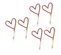 Beavorty 6 Pièces agrafe d'amour pinces cheveu hairpin pinces à cheveux à la mode accessoires de cheveux pour femmes barrettes à cheveux épingle à cheveux barette en pince à cheveux