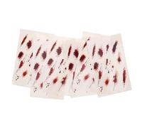 Beavorty 6 pièces Autocollants de Maquillage Réalistes Décalques de Blessures Temporaires pour Costume de Vampire Accessoires pour Halloween et Adhésifs Résistants et Imperméables