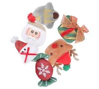 Beavorty 6 Pièces Broche de Noël Dessin Animé Épingle de Noël Broche pour Vêtements