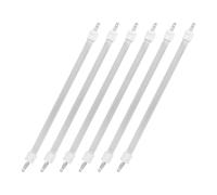 Beavorty 6 Pièces Élément Chauffant de Remplacement en Quartz Blanc pour Chauffage Électrique, Installation Facile et Chauffage Rapide, pour Réparations Simples à Domicile