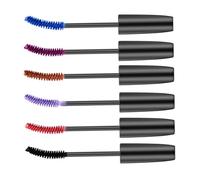 Beavorty 6 Pièces Mascara Coloré pour Maquillage des Yeux Outil Pratique et Volume Effet Faux Cils Résistant Transpiration et Pluie Cadeau pour Femmes