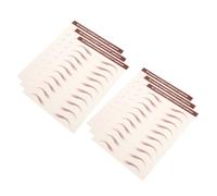 Beavorty 6feuilles Autocollants pour Sourcils de Transferts Eau Imperméables pour Modeler les Sourcils Usage Quotidien et Maquillage