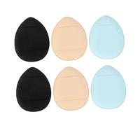 Beavorty 6pcs Houpette De Maquillage Miniature Pour Poudre Libre Éponge De Maquillage Douce Pour Le Visage Outils Cosmétiques Pratiques Et Coloré