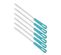 Beavorty 6pièces Brosse De Nettoyage Pour Paille Longue Et Biberon Avec Nettoyeur De Tube Et Embout De Brosse Flexible