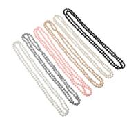 Beavorty 6pièces Collier Fausse Perle Élégant pour Femme Collier Ras du Cou Perles Simulées Bijou Fantaisie pour Mariage ou Soirée