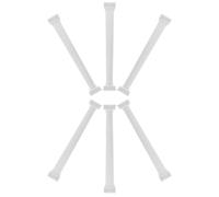 Beavorty 6pièces Mini Pilier Romain Décoratif pour Maison et Jardin Colonne Romaine avec Base Stable Ornement Résistant pour Décoration de Table et Paysage Miniature