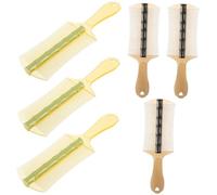 Beavorty 6pièces Peigne Anti-pelliculaire à Dents Fines Double Face Avec Long Manche Lot De Peignes Plastique Épais Pour Toilettage Humain Et Animal Ergonomique Pour Garçon Fille Et Adultes