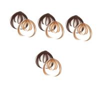 Beavorty 8 Pièces frange de postiche perruques stick bordeline cbwigs mixage rimk pince à cheveux frange clip femme en frange fausse frange femme Fil haute température