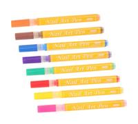 Beavorty 8 Pièces Marqueurs de Peinture Graffiti pour Ongles de Marquage à pour Art Nail Diy Fluorescentes pour Décorations et Artisanat