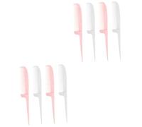 Beavorty 8 Pièces Peigne à dents pliable banane brosse à cheveux pour hommes peigne pliable à queue Brosses à cheveux petit s à queue de rat pour la séparation Plastique