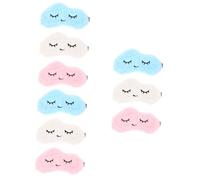 Beavorty 9 Pièces Masque De Sommeil En Peluche Bandeau Ombrage Bandeau De Sommeil Cache-Oeil De Sommeil Masque Pour Les Yeux De Sommeil Protecteur Des Yeux De Sommeil Cache-Œil De