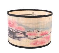 Beavorty Abat-Jour de Lustre en Bambou E27 pour Lampe Suspendue, Éclairage Décoratif pour Salon et Chambre, Style Japonerie, Facile à Installer, Création d'un Coin Détente