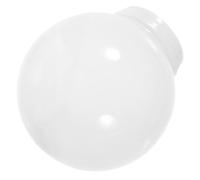 Beavorty Abat-jour en Acrylique Sphérique Diamètre 25 Cm Lait Opaque Filetage 12 Cm, Couvercle de Lampe pour Plafonnier et Lampe D'extérieur, Protection Résistante et Réutilisable