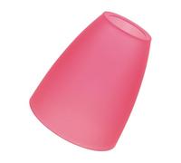 Beavorty Abat-jour Plastique Rose Plat 42 Mm, Accessoire Lampe de Table, Couverture Légère pour Lampe de Chevet, Abat-jour de Rechange Décoratif, Diffuseur de Lumière pour Intérieur