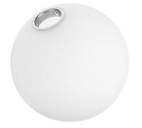Beavorty Abat-jour Sphérique en Verre Dépoli Blanc Lait, Cache-ampoule E27 Compatible, Globe de Lampe Ronde 20 Cm, Diffuseur Lumière Douce Suspendre et Luminaire Intérieur