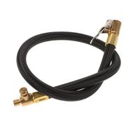 Beavorty Accessoire Compresseur Tuyau d'Extension 40 CM Collier Rapide, Fonction Dégonflage Rapide pour Pompe à Pneus Portable, Adapté Voiture et Moto