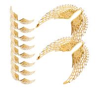Beavorty Accessoires de Coiffure de Mariée Élégants en Métal pour Épingles à Cheveux 10 Paires de Breloques en Forme D'ailes pour Femmes