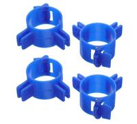 Beavorty Accessoires de Réglage de Table en Plastique Bleu, 4pcs, Fixation Amovible et Stable pour Pieds de Table Ronds de 45mm, pour Bureau ou Espace de Travail