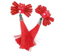 Beavorty Accessoires Pour Cheveux Asiatiques Paire Dépingles À Cheveux À Pompons Chinois Élégantes Et Festives Pour Les Ados