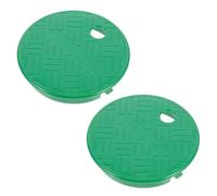 Beavorty Accessoires Vannes Arrosage 2 Couvercles Boîtes Résistants Légers Adaptés Systèmes Irrigation par Aspersion Usage Extérieur