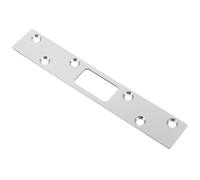 Beavorty Acier Inoxydable Argenté Plaque de Gâche de Porte, Sécurité | Serrure et Cadre, Usage Résidentiel Extérieur, Installation Simple, Ajustement, Vis Incluses