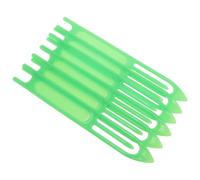 Beavorty Aiguille de Filet de Pêche 6 Pièces Plastique Navette | Filets et Pièges, Bricolage au Bord du Lac, Outil Léger à Large Ouverture, Couleur Vert Clair