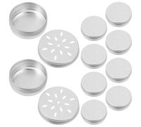 Beavorty Aluminium Trous de Pétale, Lot de 10 Pcs pour Dressage Olfactif de Chiens, Outil de Formation Porte-arôme pour Chiens de Travail et Entraînement à L’odorat