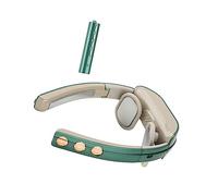 Beavorty Appareil Massage Cervical USB Portable Méthodes Réglables avec Télécommande sans Fil pour Cou et Nuque