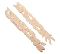 Beavorty Appliques en Bois Sculpté Dragon et Phénix, Décor Européen | Bois Beige, Installation DIY Facile, pour Escaliers et Armoires, Chambres ou Salons, Effet Mobilier Élégant