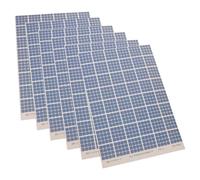 Beavorty Autocollants pour Panneaux Solaires Maquettes Architecturales, 6 Feuilles Adhésives Réalistes pour Modélisme Paysager, Accessoires Compatibles Dioramas et Miniatures Urbaines,