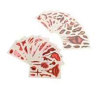 Beavorty Autocollants Réalistes Pour Cicatrices De Visage 20 Feuilles Autocollants Temporaires Pour Costumes Dhalloween