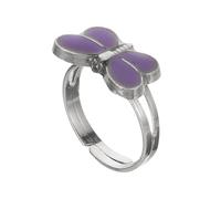 Beavorty Bague Garçon Fille Alliage De Zinc Bague De Changement De Couleur Sensible Température Motif Libellule Adorable Cadeau Anniversaire Fille Anneau Mode