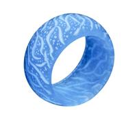Beavorty Bague Veilleuse pour Femme Anneau Lumineux en Résine Design Fissuré pour Fêtes et Vie Quotidienne Confortable et Solide Petite Bague Brillante