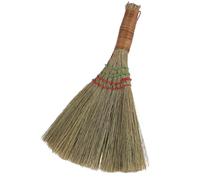 Beavorty Balai à Main en Miscanthus Tissé la Main Grand Modèle Naturel Balai Chinois de Bureau pour Nettoyage Poussière et Débris Léger et Solide Intérieur et Extérieur