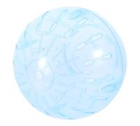 Beavorty Balle d'exercice pour Hamster Nain 10 Cm, Boule Plastique Sécurisée Bleue, Compact et Léger pour Bien-être, Soulagement du Stress et Divertissement Animalier