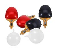 Beavorty Ballons de Tennis de Table Gonflables Réutilisables 6 Pcs pour Décorations Fête Anniversaire Thème Sport et Compétitions