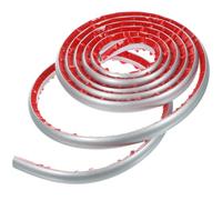 Beavorty Bande de Calfeutrage Autocollante en Pvc Argenté, Moulure Murale Flexible et Multipurpose pour Angle de Mur et Bordure de Cabinet, Adhésif Solide