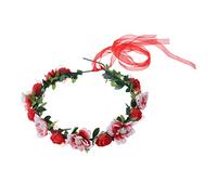 Beavorty Bandeau Cheveux Femme Fleuri Couronne De Fleurs Accessoire De Mariée Coiffe Pour Mariage Et Fête
