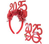 Beavorty Bandeau De Nouvel An Avec Chiffres Topper Fermoir à Cheveux Pour Réveillon Bandeau Adulte Pour Photos Anniversaire