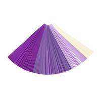 Beavorty Bandes de Papier Origami D’étoile Dégradé Violet 4 Couleurs 520 Pièces pour Loisirs Créatifs, Décoration Fête et Pliage DIY