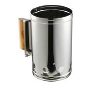 Beavorty Barillet D'allumage pour Barbecue Extérieur Poignée Résistante la Chaleur en Fer et Bois, Outil Pratique pour Feu Extérieur et Barbecue en Plein Air