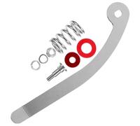 Beavorty Barre de Métal pour Chevalet de Guitare Électrique, Accessoire de Pont Robuste, Pièces Détachées Résistantes la Corrosion, Compatible pour Réparation et Remplacement, Usage