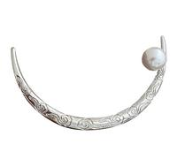 Beavorty Barrette à Cheveux Lune Éclat Fourchette Métal Accessoires Femmes Filles Décoration Coiffure
