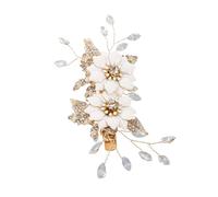 Beavorty Barrettes Cheveux Fleurs Mariage Pinces Coiffure Demoiselles Honneur Perles Accessoires Femmes Filles
