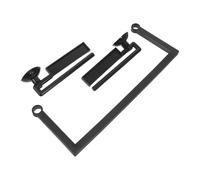 Beavorty Barrière Végétale Flottante pour Aquarium Noir en Abs, Hauteur Réglable pour Isolation Stable des Plantes Flottantes, pour L'entretien Aquatique en Eau Douce